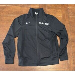 Men’s Nike Size L Kansas State Wildcats Black 1/4 Zip Jacket
